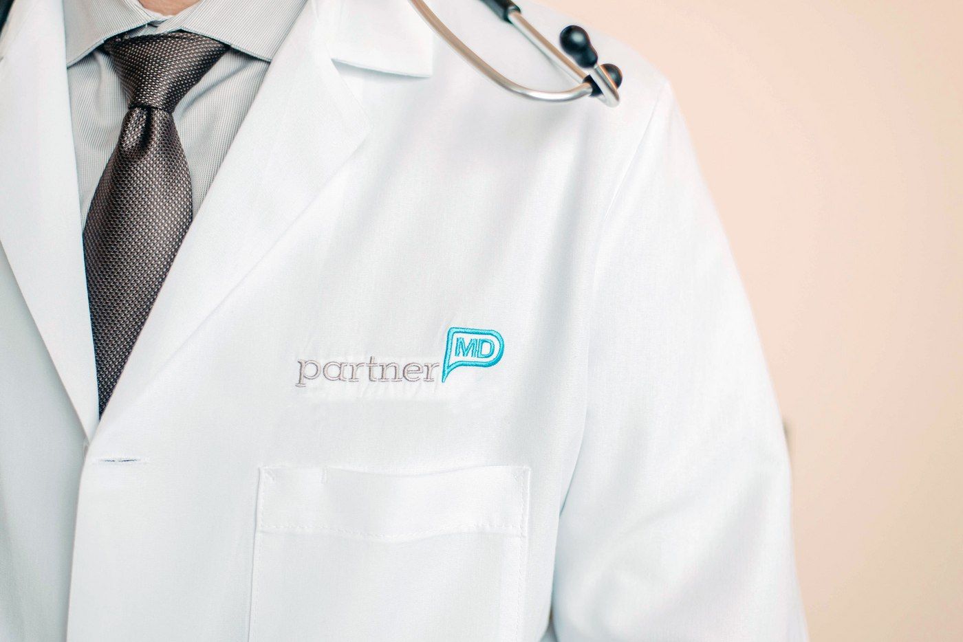 PartnerMD physician's white coat