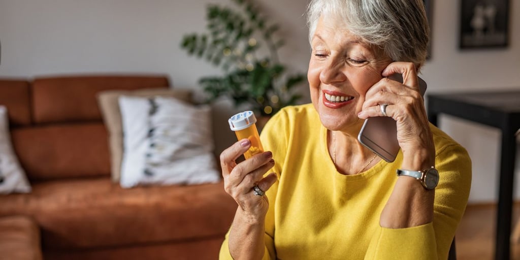 Woman on phone with doctor