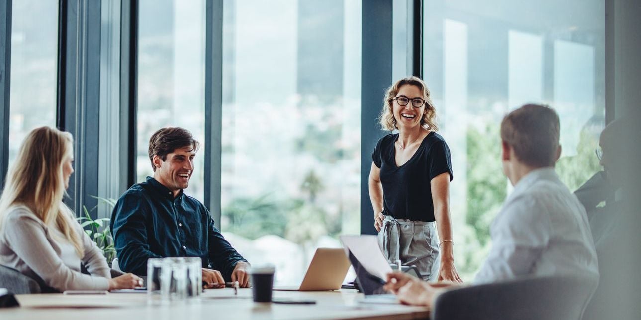 Executives in meeting