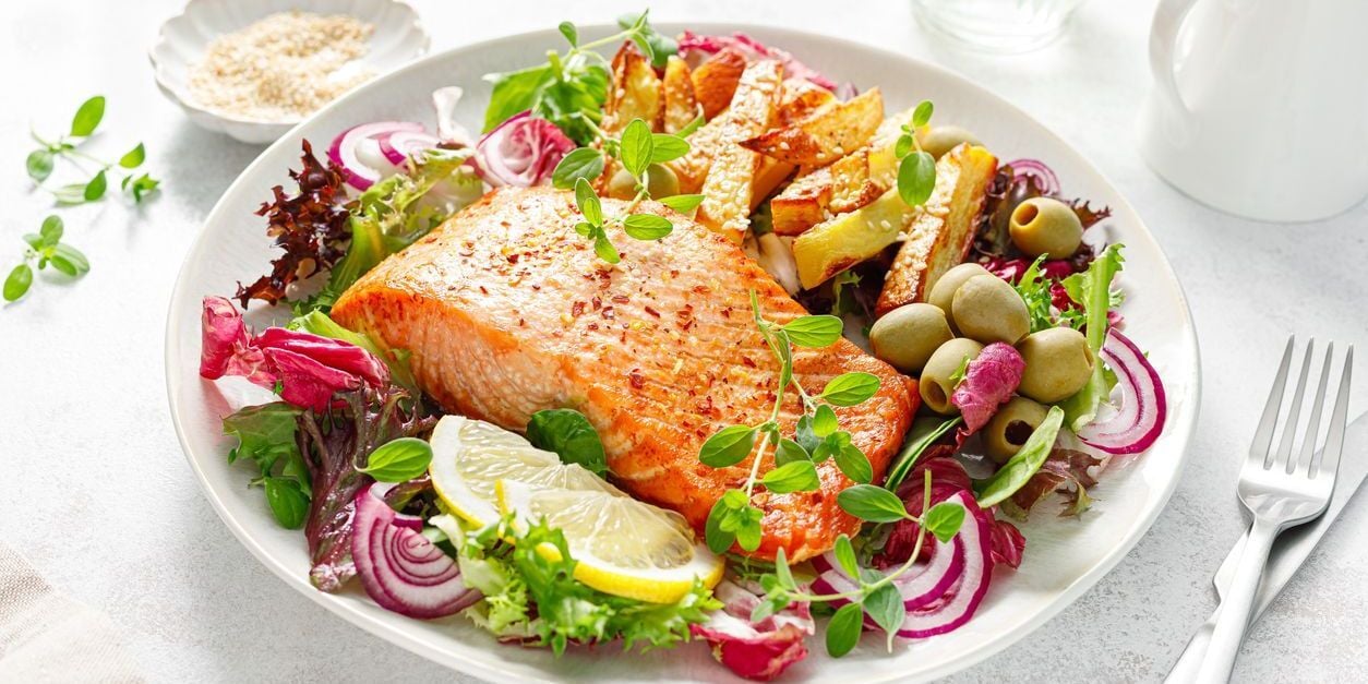 Mediterranean diet meal