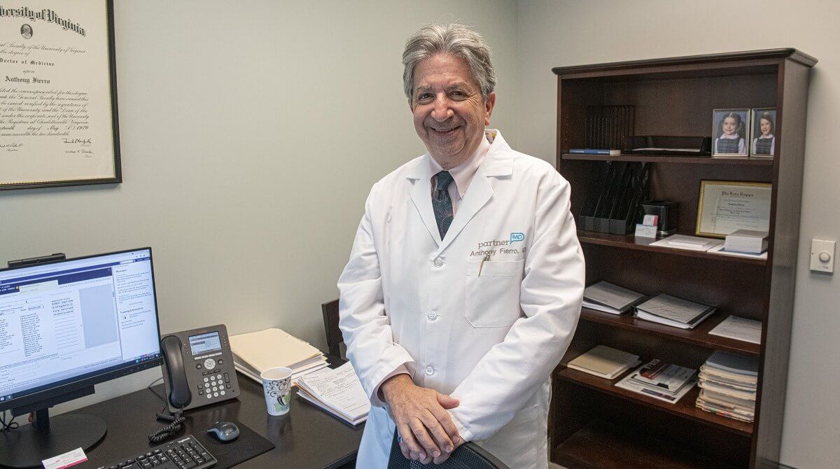 Dr. Anthony Fierro at PartnerMD's Richmond office. 