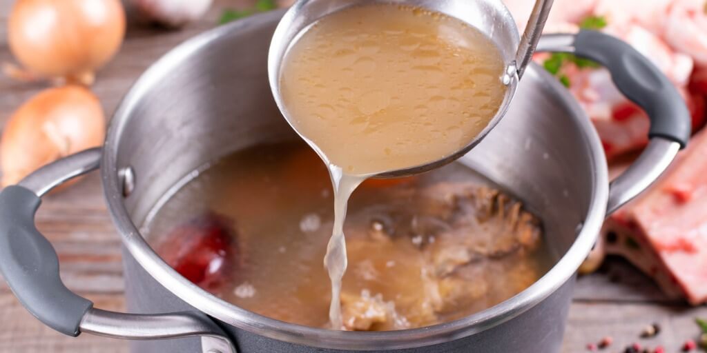 Bone broth, a great source of collagen
