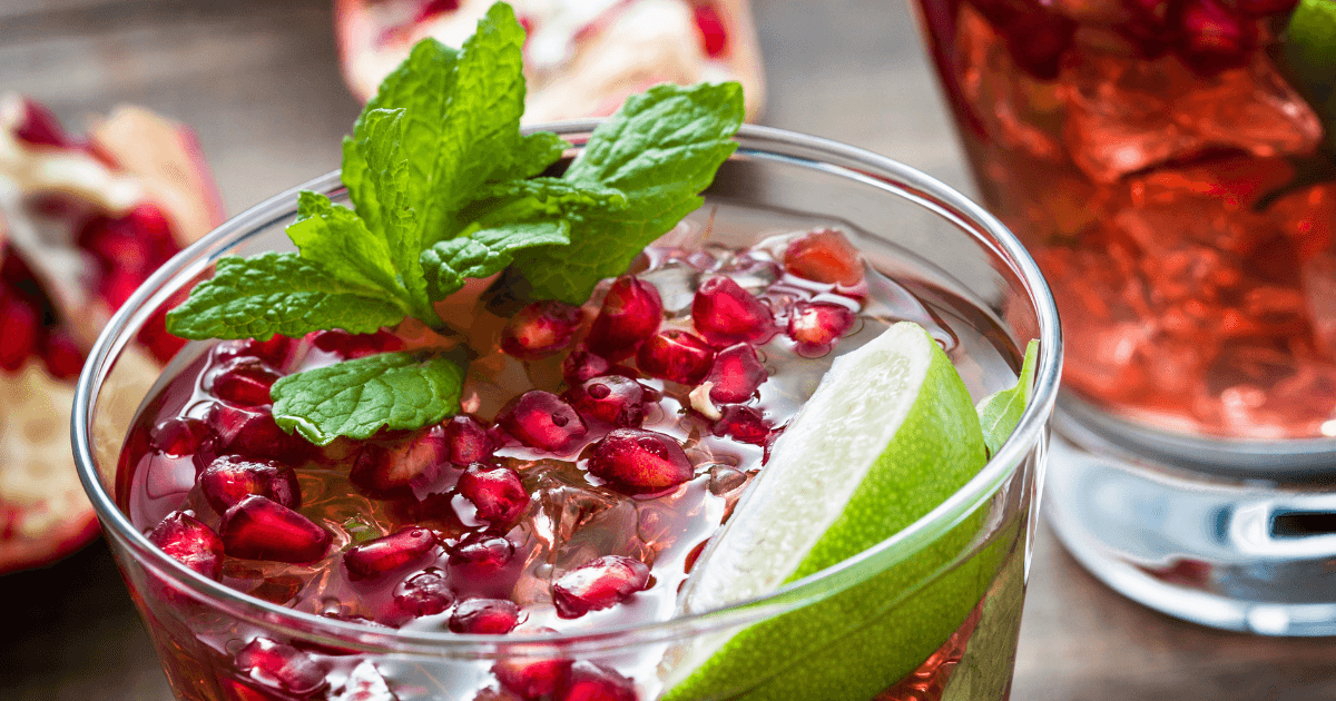 Pomegranate mojito