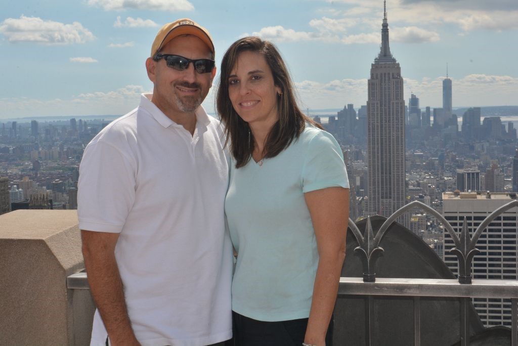Dr. Carr and his wife, Sharon, in NYC. 