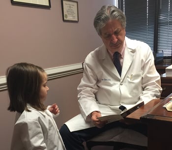 Dr. Fierro with one of his grandchildren