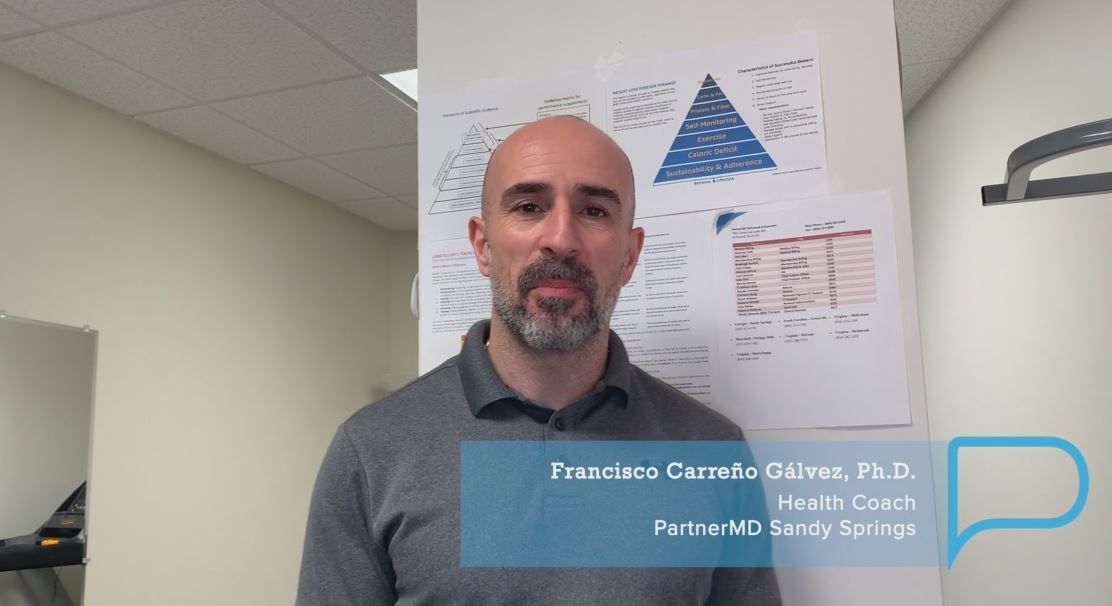 Francsco  Carreño Gálvez, a health coach at PartnerMD Sandy Springs
