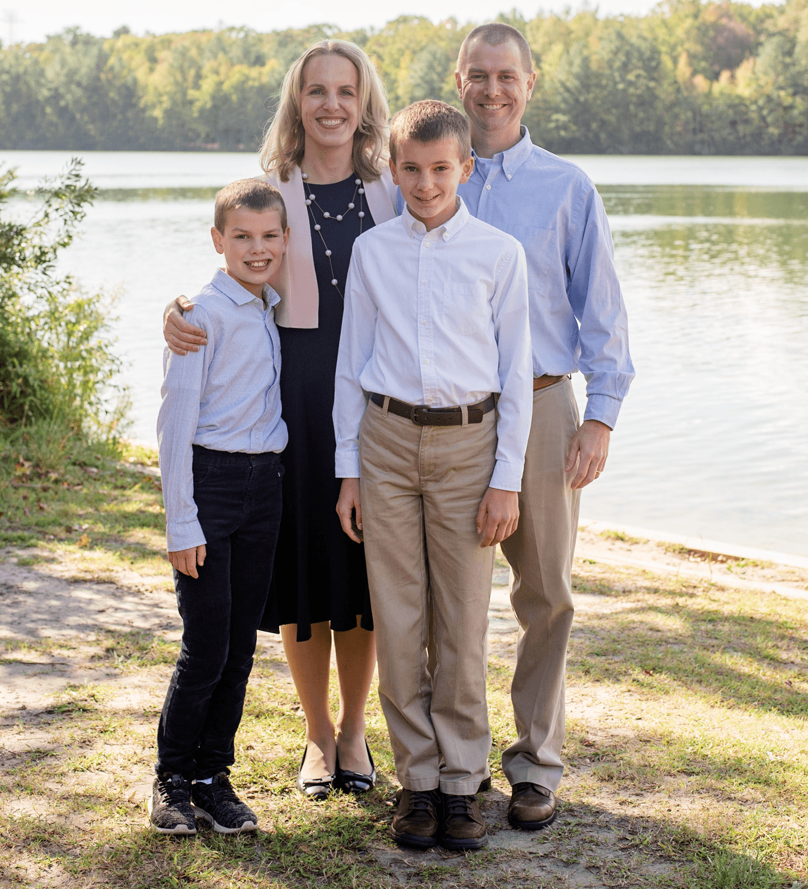 Dr. Sherrard and her family