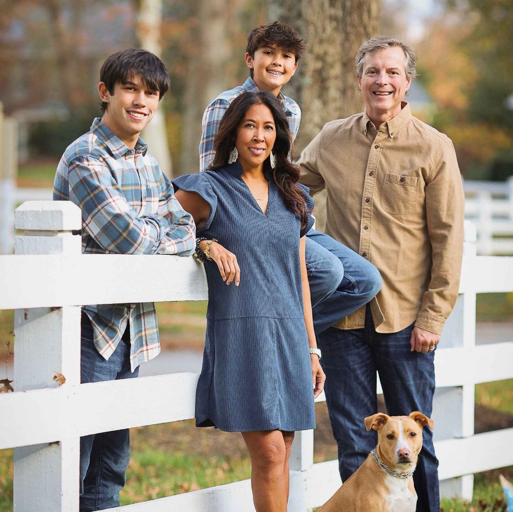 Dr. Brake and his family