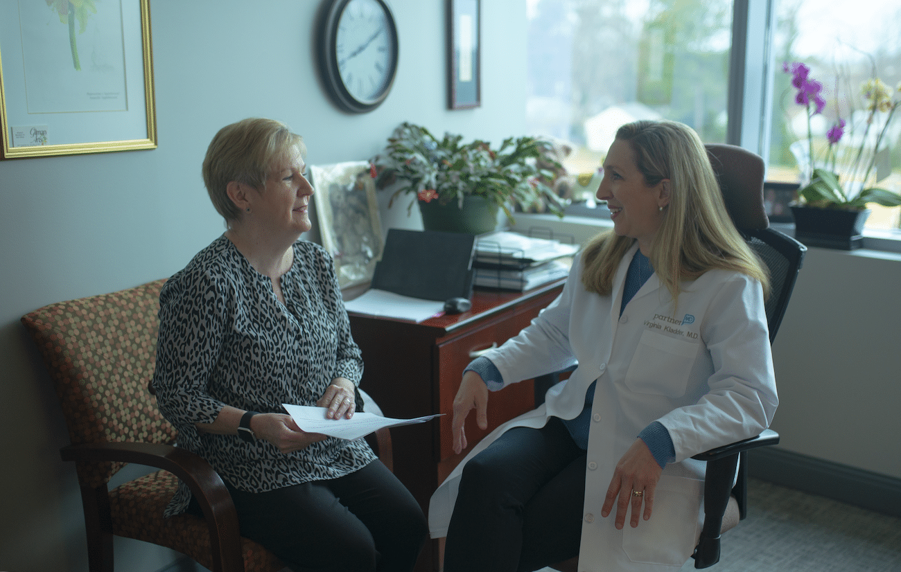 Dr. Kladder meeting with patient