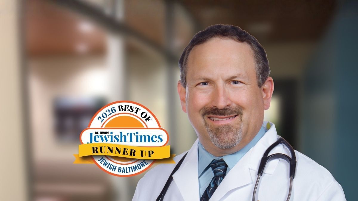 Dr. Carr Runner-Up for Baltimore Jewish Times 2026.